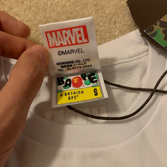 Bape A Bathing Ape Captain America Tee - Picture 4 of 6